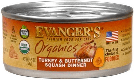 Evangers Organic Turkey & Butternut Squash Dinner